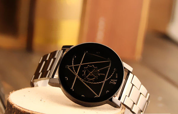 Stainless Steel fashion watch black