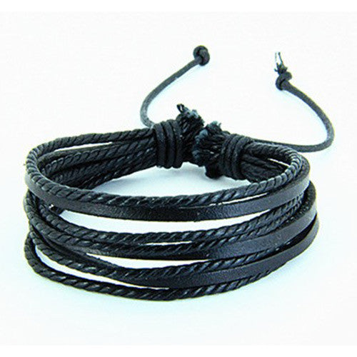 Bracelet multilayer black