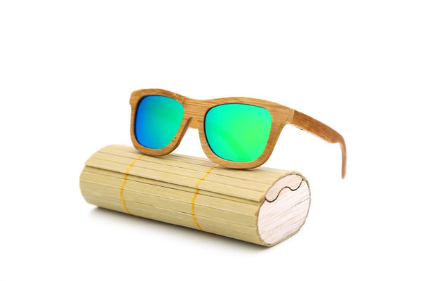 Bamboo sunglasses green