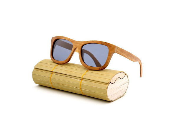 Bamboo sunglasses gray