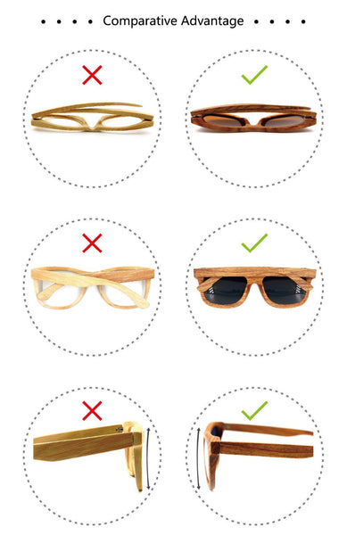 Bamboo sunglasses brown