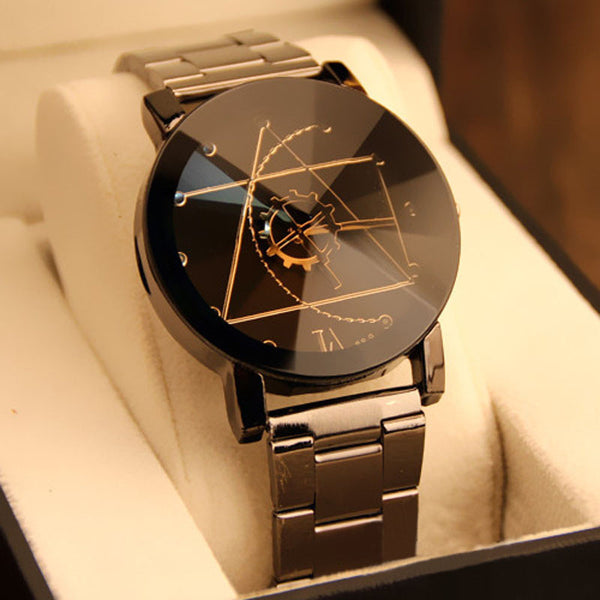 Stainless Steel fashion watch black