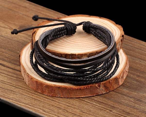 Bracelet multilayer black