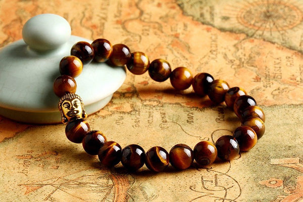 Buddha Bracelet - Gold Brown