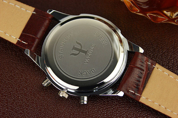 Leather Men Watch