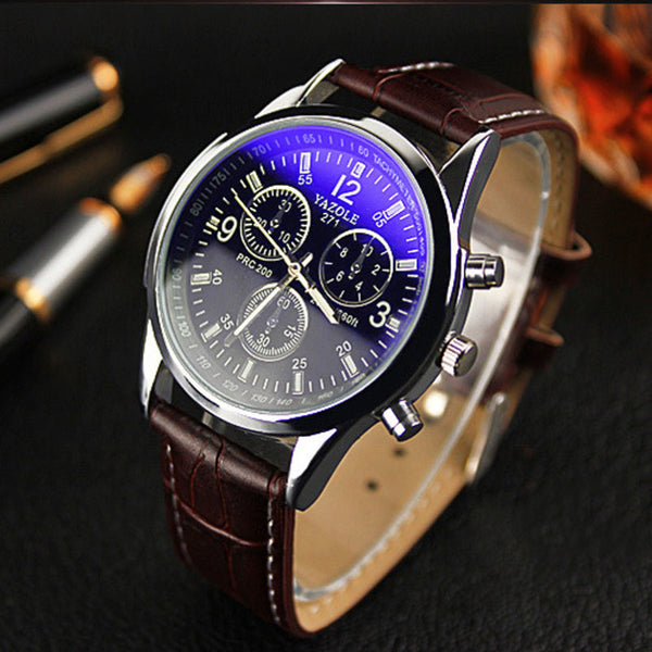 Leather Men Watch