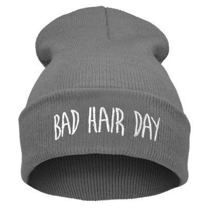 Bad hair day beanie gray