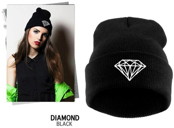 Diamond beanie black